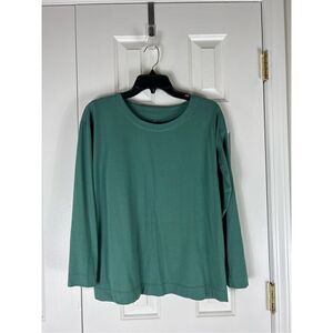 J Jill Womens Luxe Supima Relaxed Tee Shirt Size Small